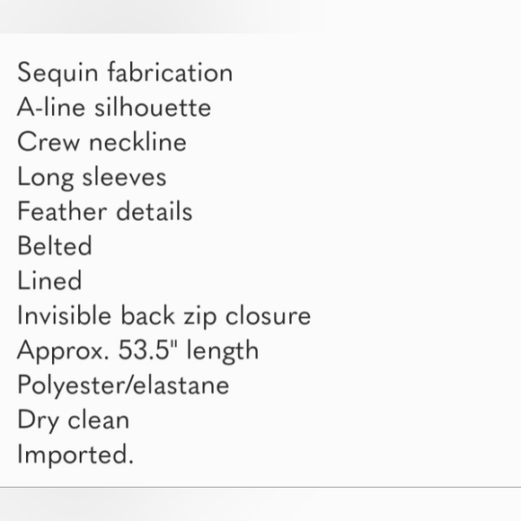 NWT ANTONIO MELANI x Nicola Bathie Nicola Sequin Belted Feathered A-Line Dress - Picture 15 of 16